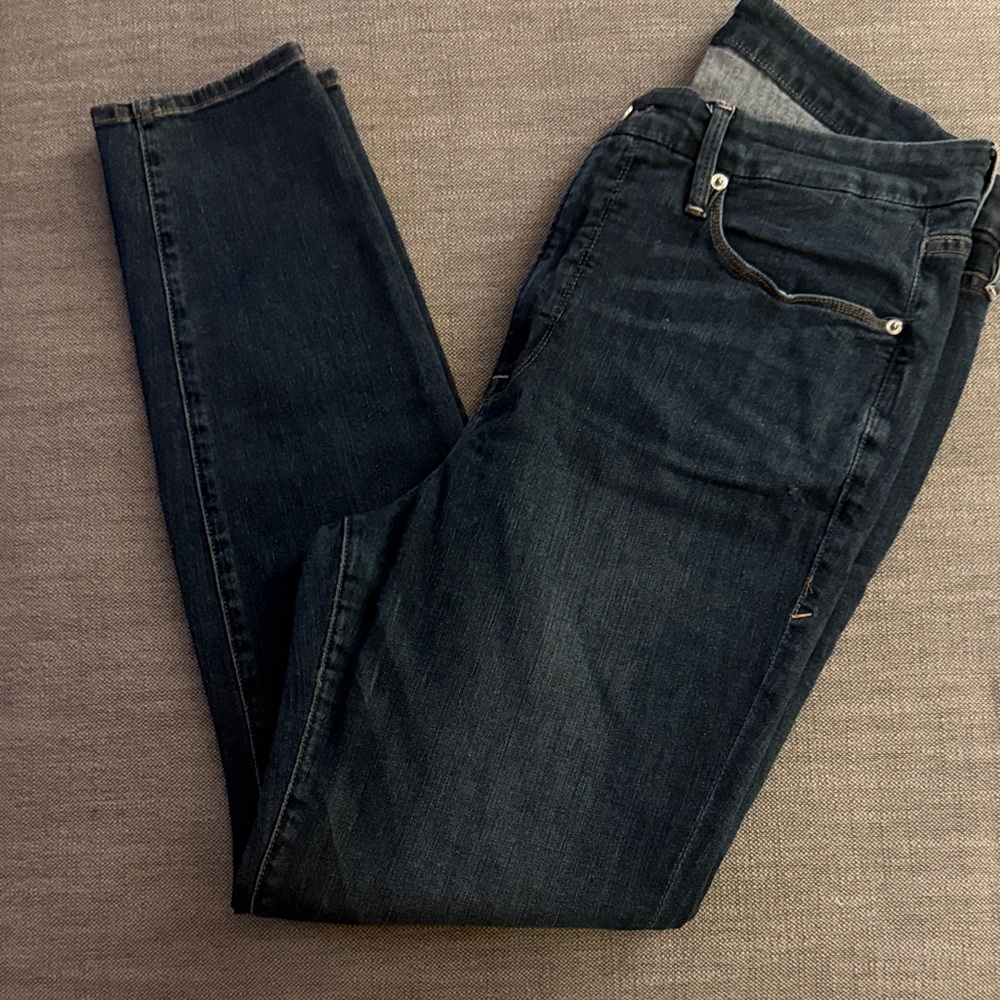 Good American Dark Indigo Skinny Jeans